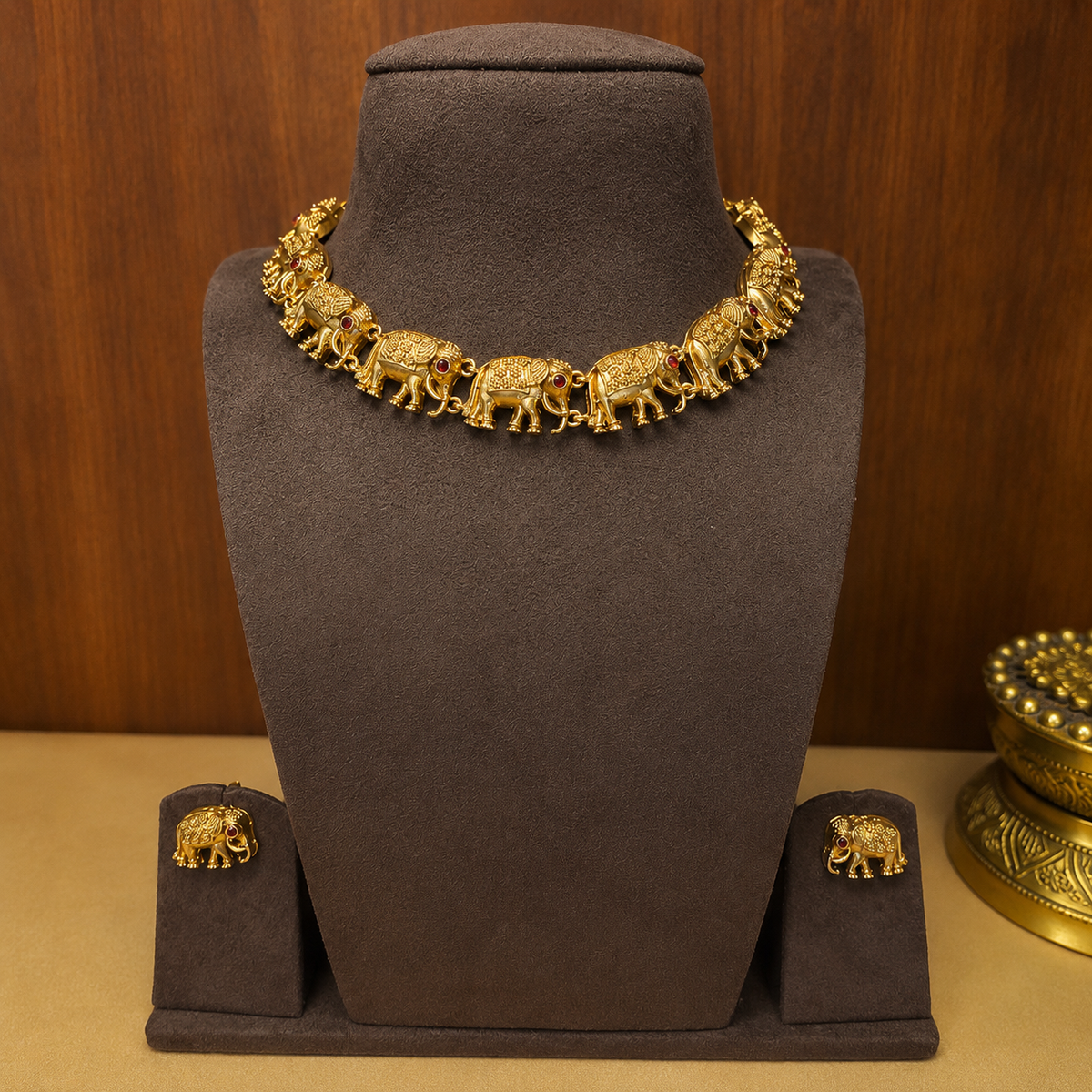 Gajamaalika – Elephant Necklace Set.