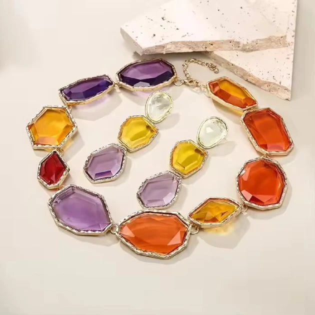 Abstract Resin Earrings