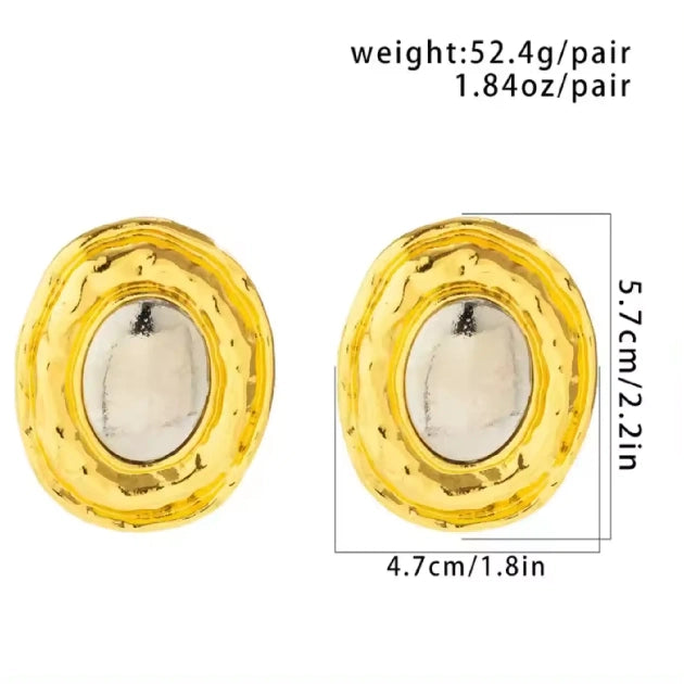 Bold Bi-Tone Studs
