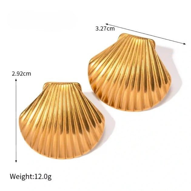 Statement Shell Studs