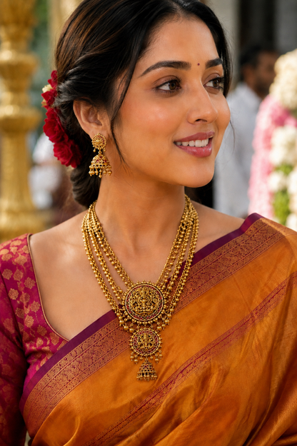 Mahalakshmi Keshabharana – Jadau Kundan Hair Accessory