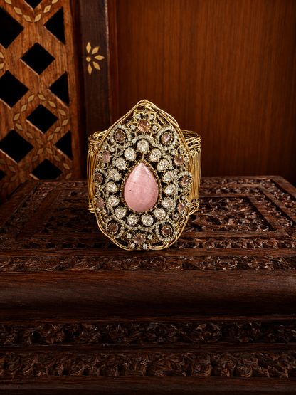 Roshanara Blush Statement Cuff