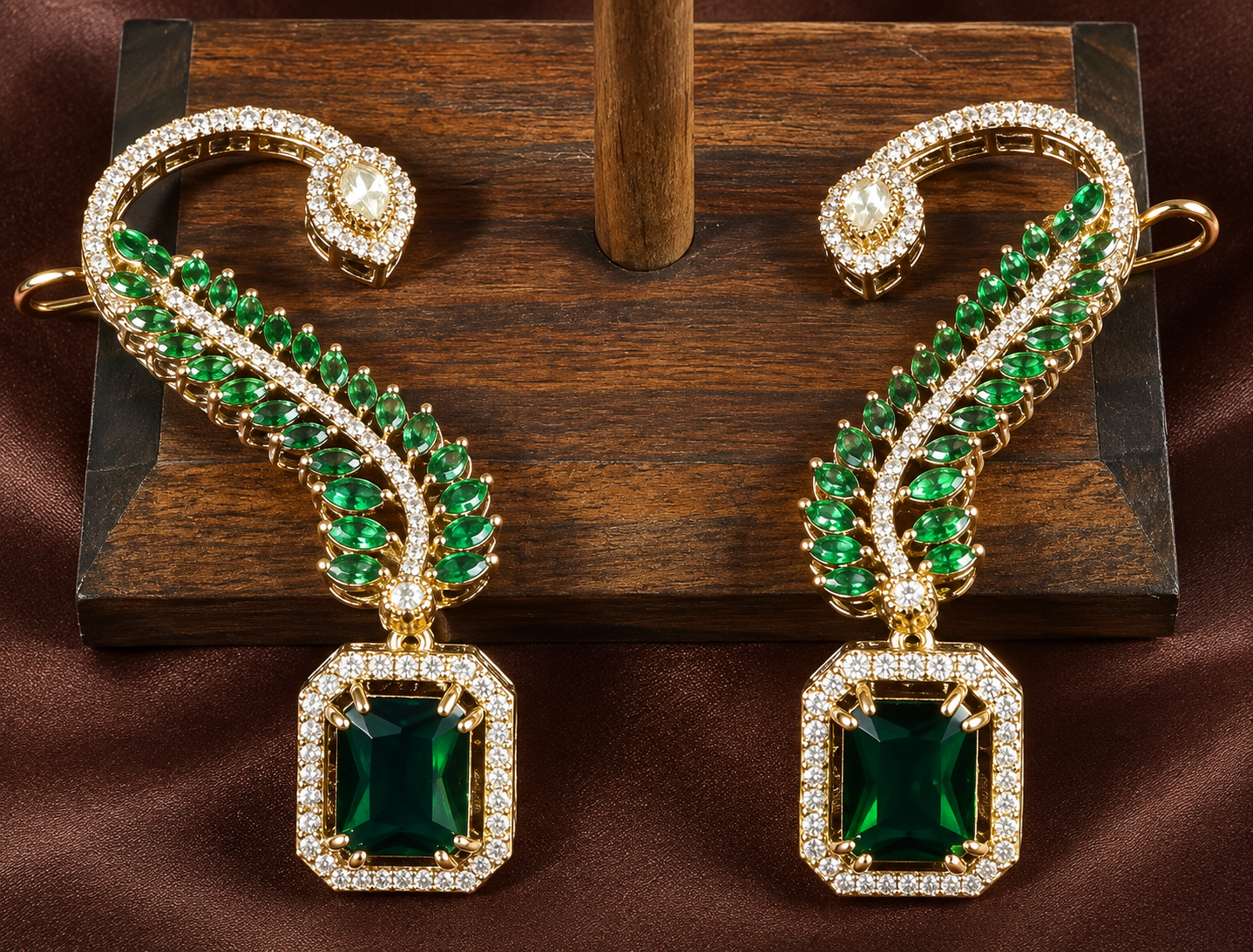 Haritapatra Ear Cuff Earrings