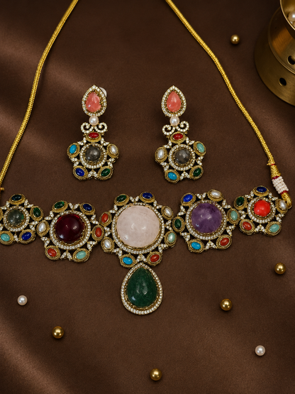 Navrika – Multigem Heritage Choker Set