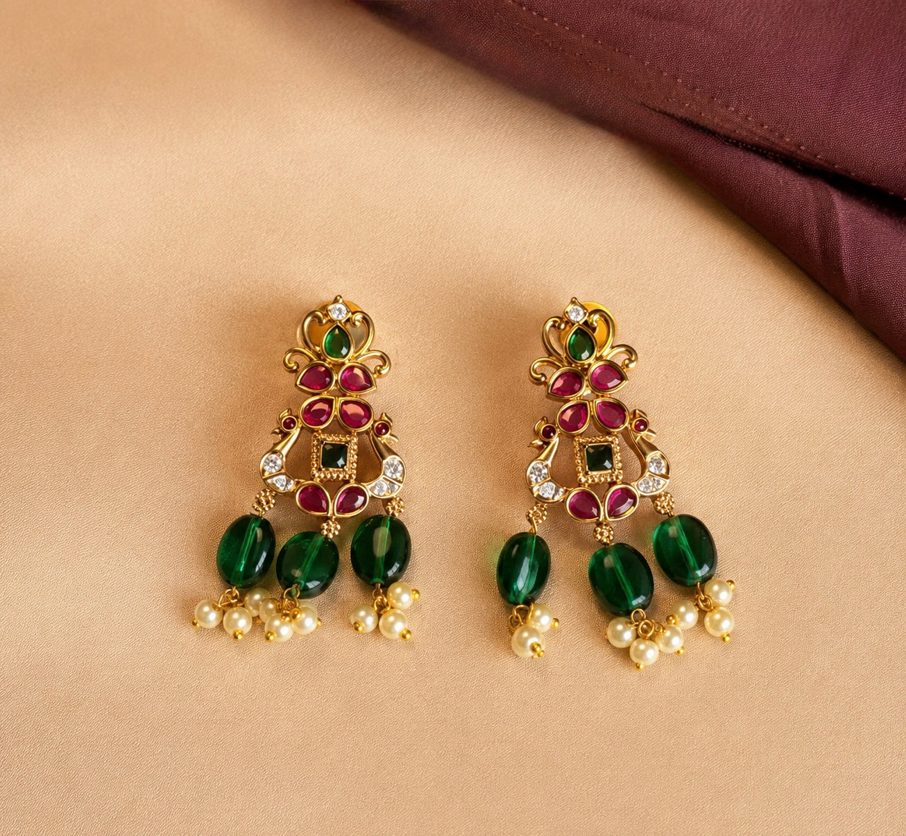 Pushpa Pakshi Kanthi - Jadau Minimalist Choker Set