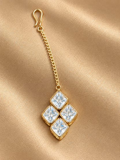 Vyanika - Moissanite Maang Tikka