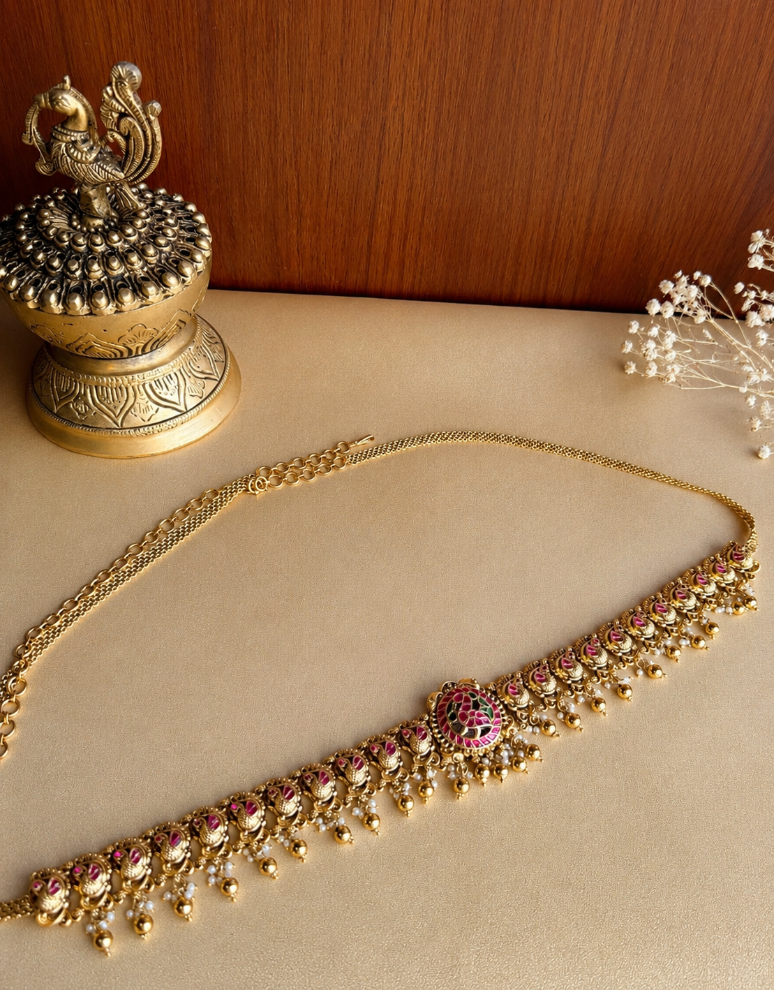 Annakili Vadanam - Original Jadau Kundan Waist Chain