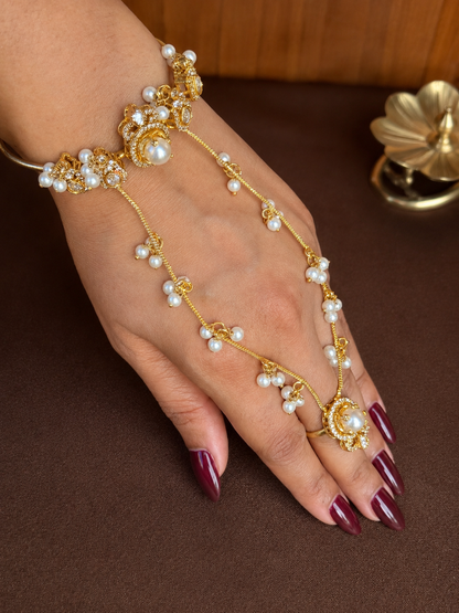 Muktika Haathphool – Pearl Heritage Hand Harness.