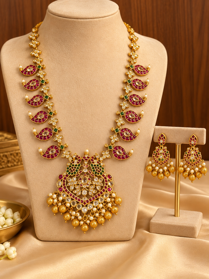 Manga Abharanam Necklace Set