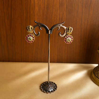 Mahalakshmi Bottu Sara – Original Jadau Kundan Necklace Set.