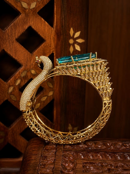 Imperial Mayurika Emerald Baguette Statement Cuff ✨