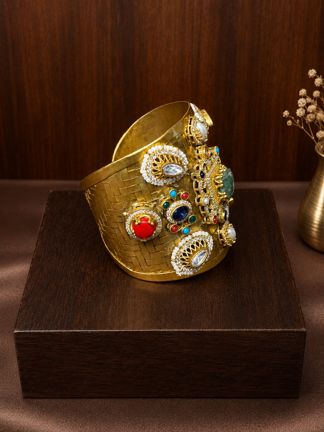 Mahavika – Imperial Multigem Statement Cuff.