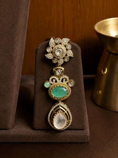 Urvashi Pastel Cabochon Heritage Necklace Set