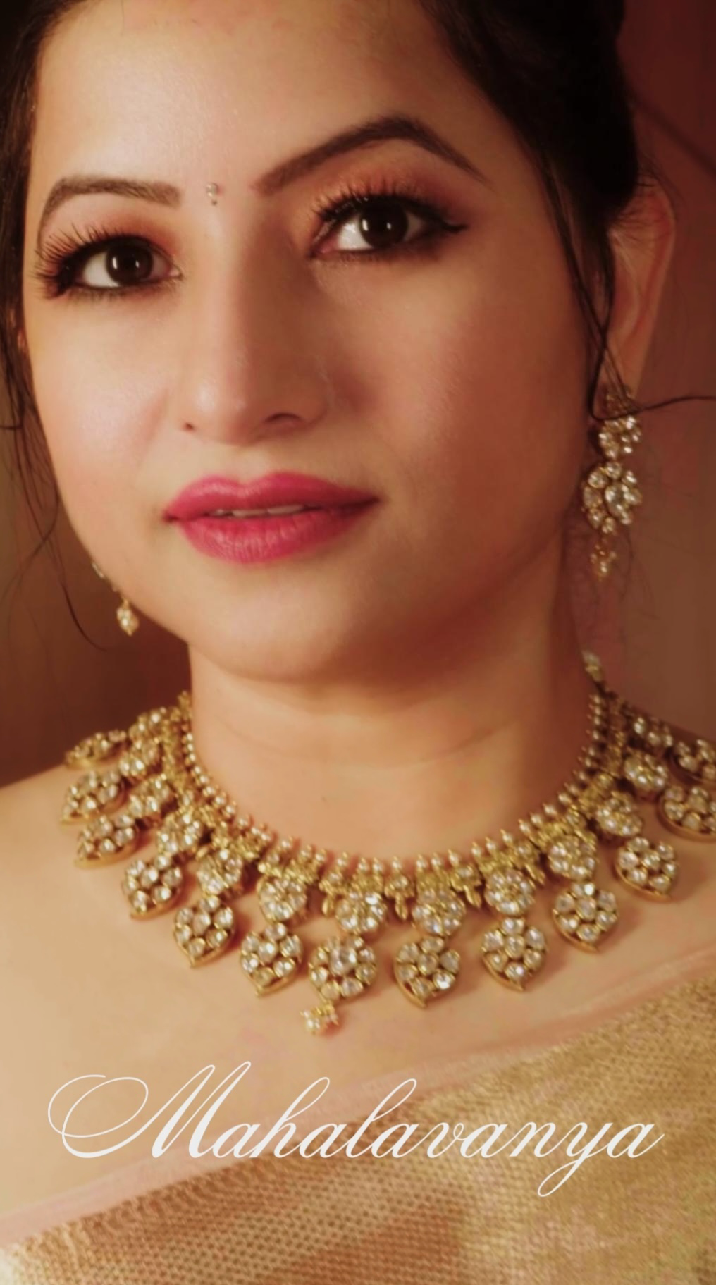 Maha Lavanya – ORIGINAL Moissanite Polki Mango Motif Necklace Set