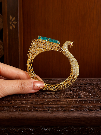 Imperial Mayurika Emerald Baguette Statement Cuff ✨