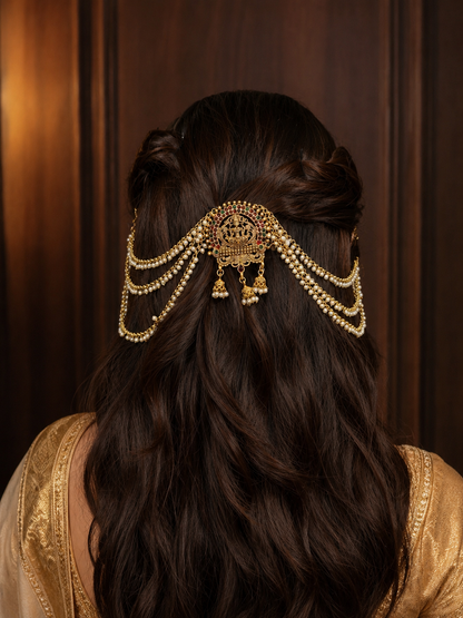 Lakshmi Kesha Muthu Mala – Hair Ornament