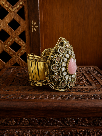 Roshanara Blush Statement Cuff