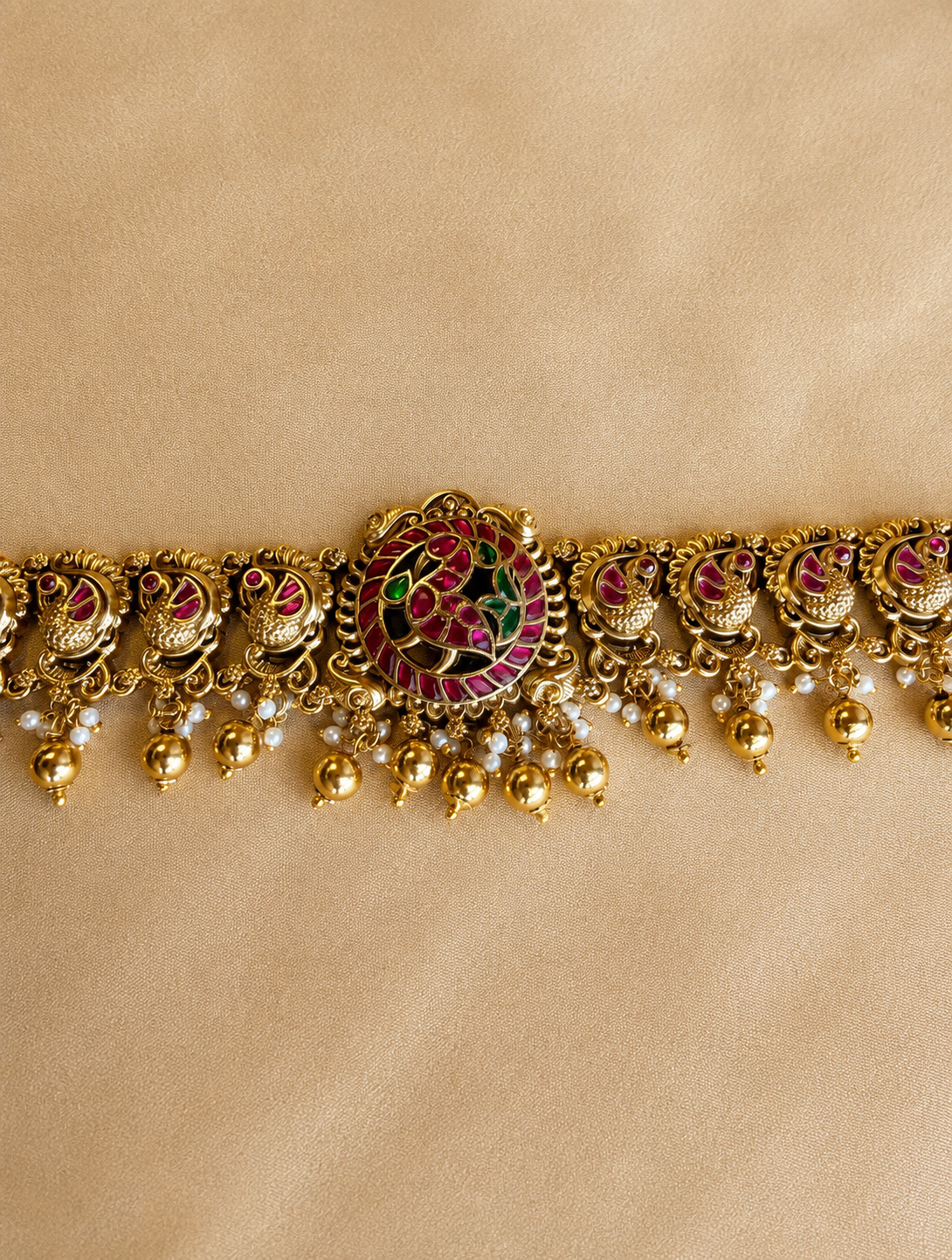 Annakili Vadanam - Original Jadau Kundan Waist Chain