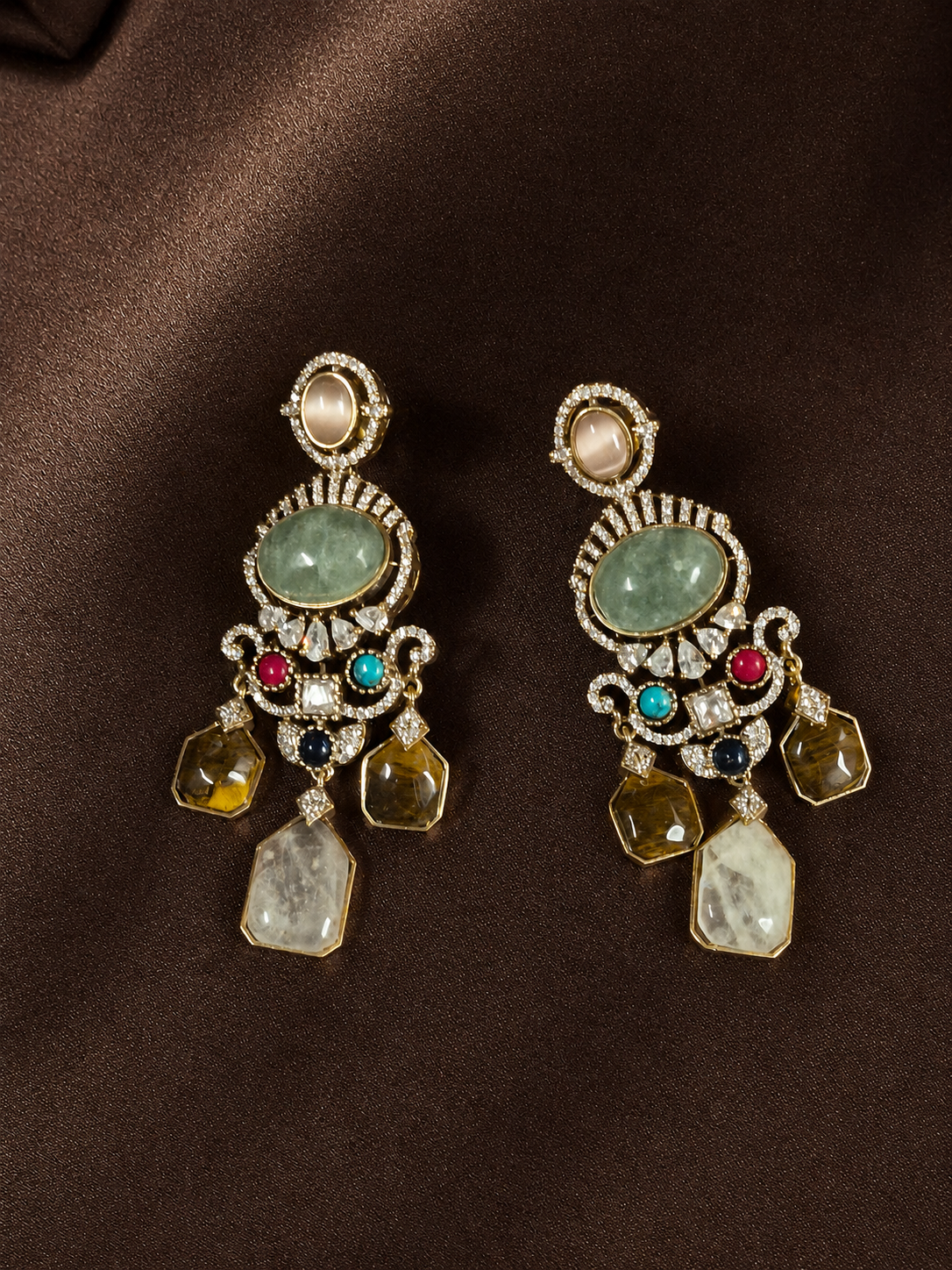 Samrika Sage Earrings