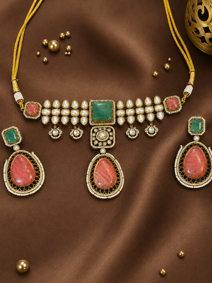 Sahiba – Imperial Cabochon Heritage Choker Set