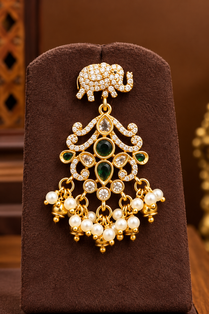Karini – Victorian Real Polki Moissanite Necklace Set