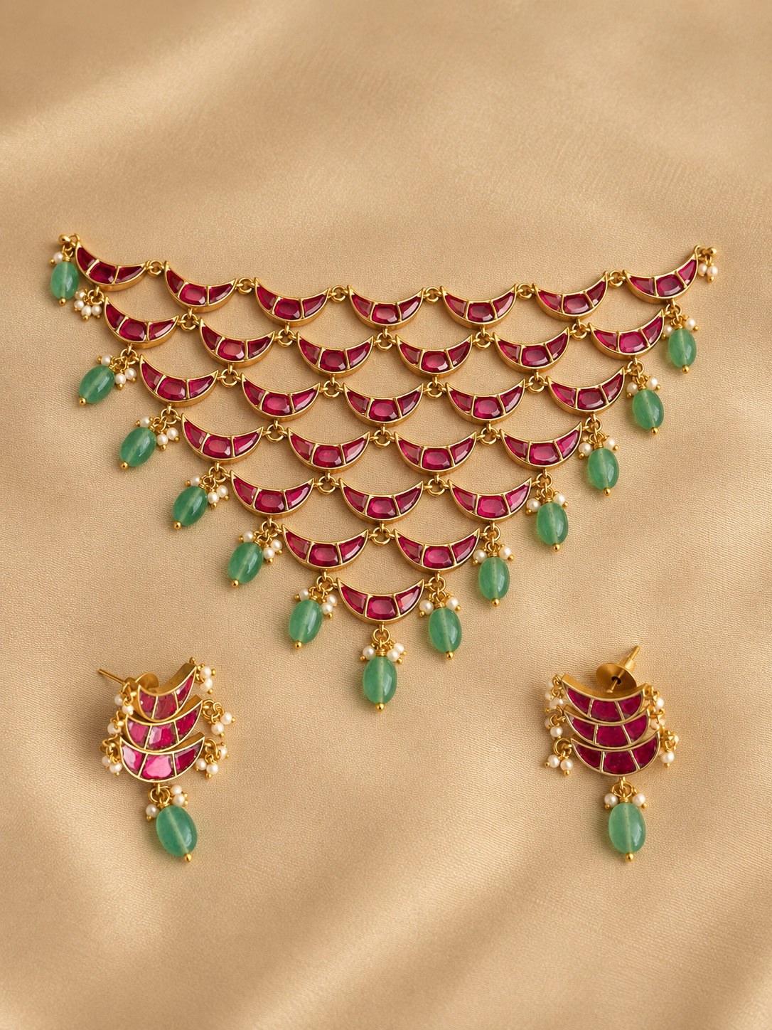 Chandrika – Original Jadau kundhan Heritage Choker Set