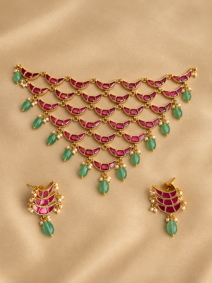 Chandrika – Original Jadau kundhan Heritage Choker Set