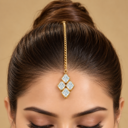 Vyanika - Moissanite Maang Tikka
