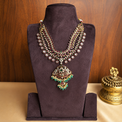 Mrunalini Dwimala – Original Jadau Kundan Two-Layer Necklace.
