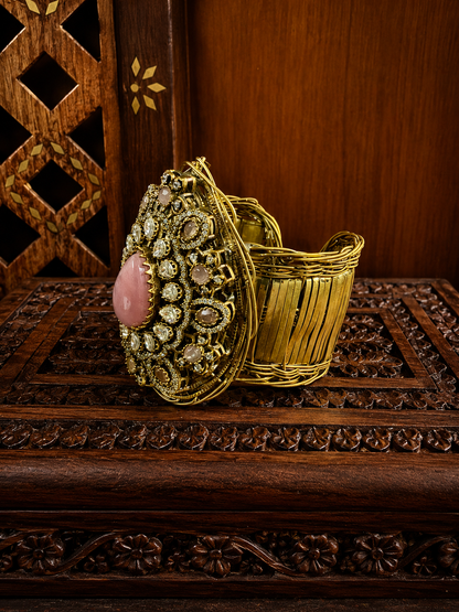 Roshanara Blush Statement Cuff