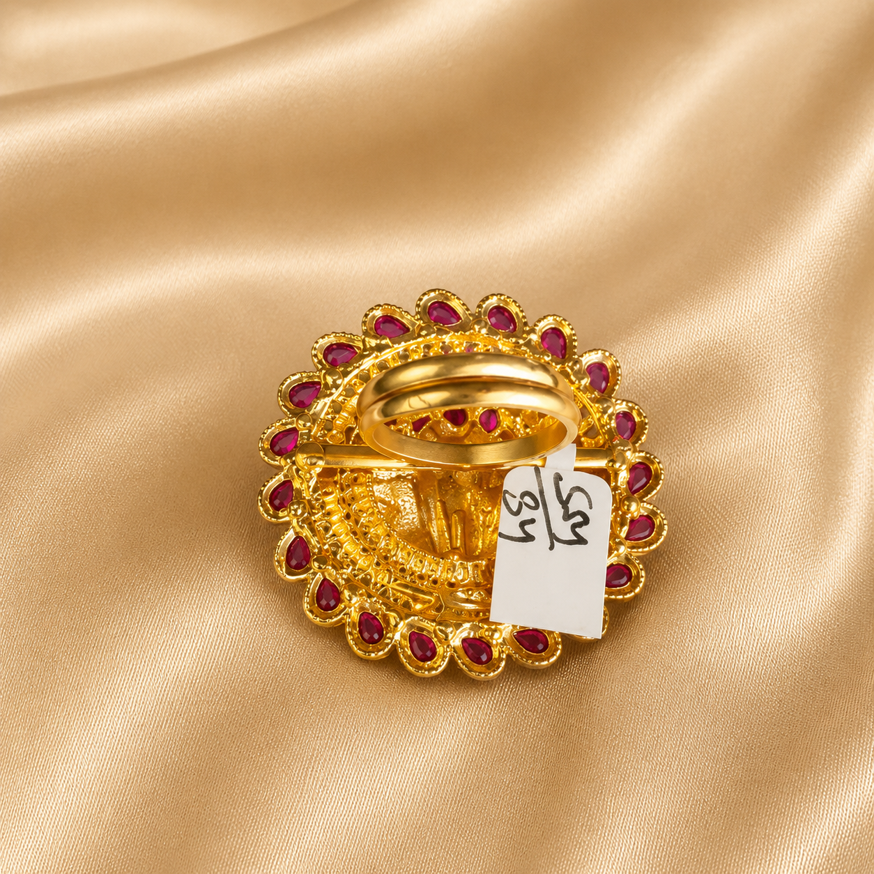 Gopala Jadau Kundan Statement Ring