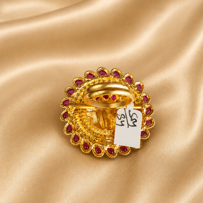 Gopala Jadau Kundan Statement Ring