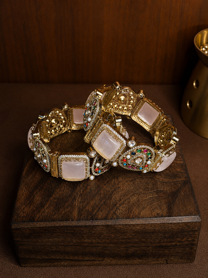 Chandrika – Moonstone Heritage Kada Bangle