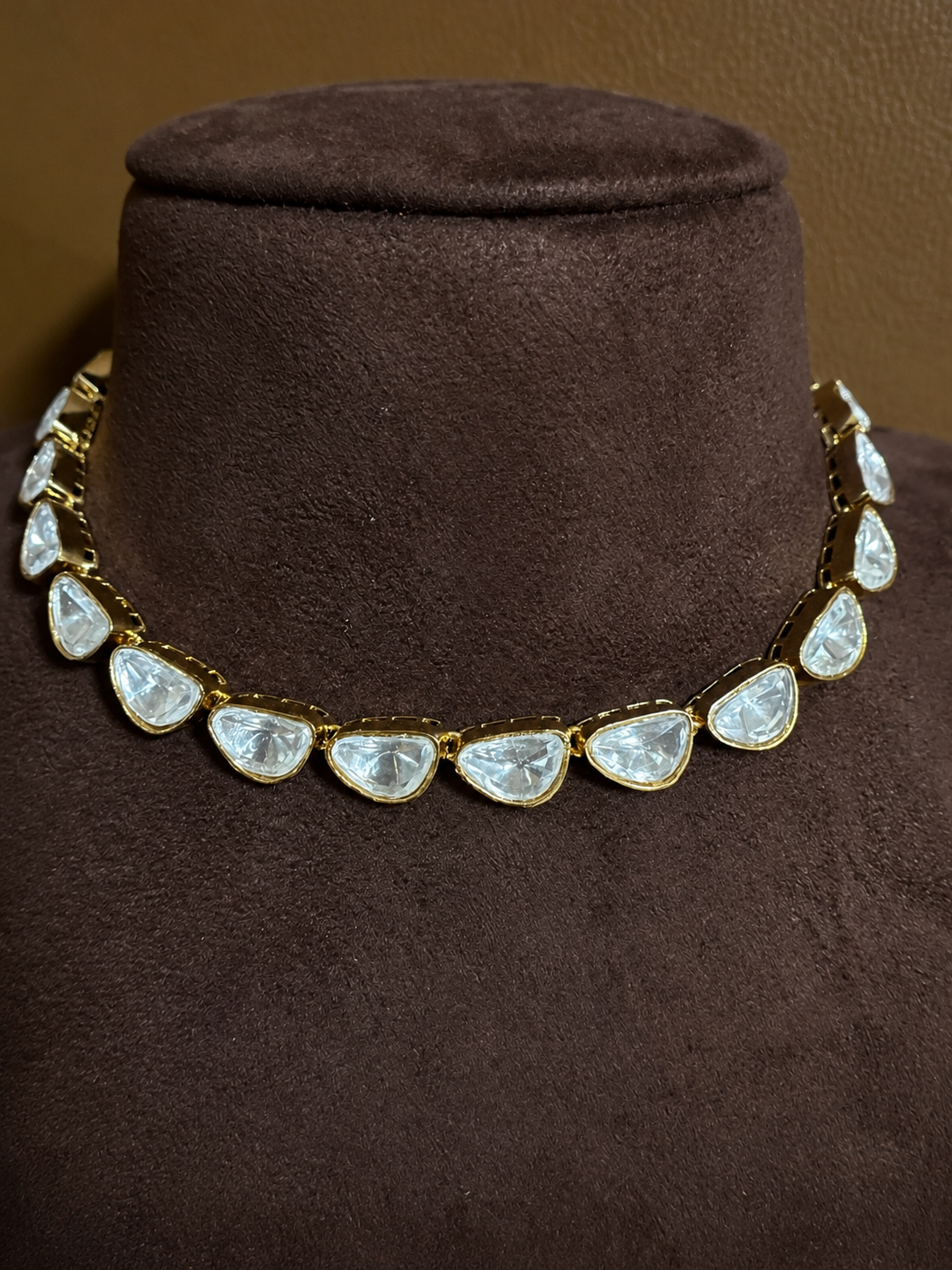 Mahira – Indo-Western Moissanite Necklace Set
