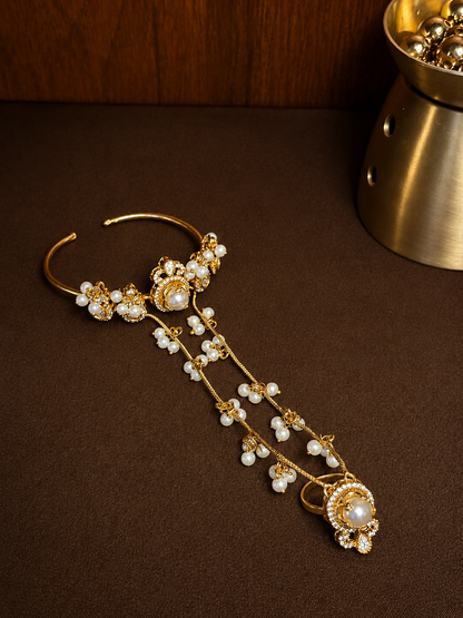 Muktika Haathphool – Pearl Heritage Hand Harness.