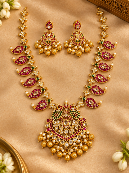 Manga Abharanam Necklace Set