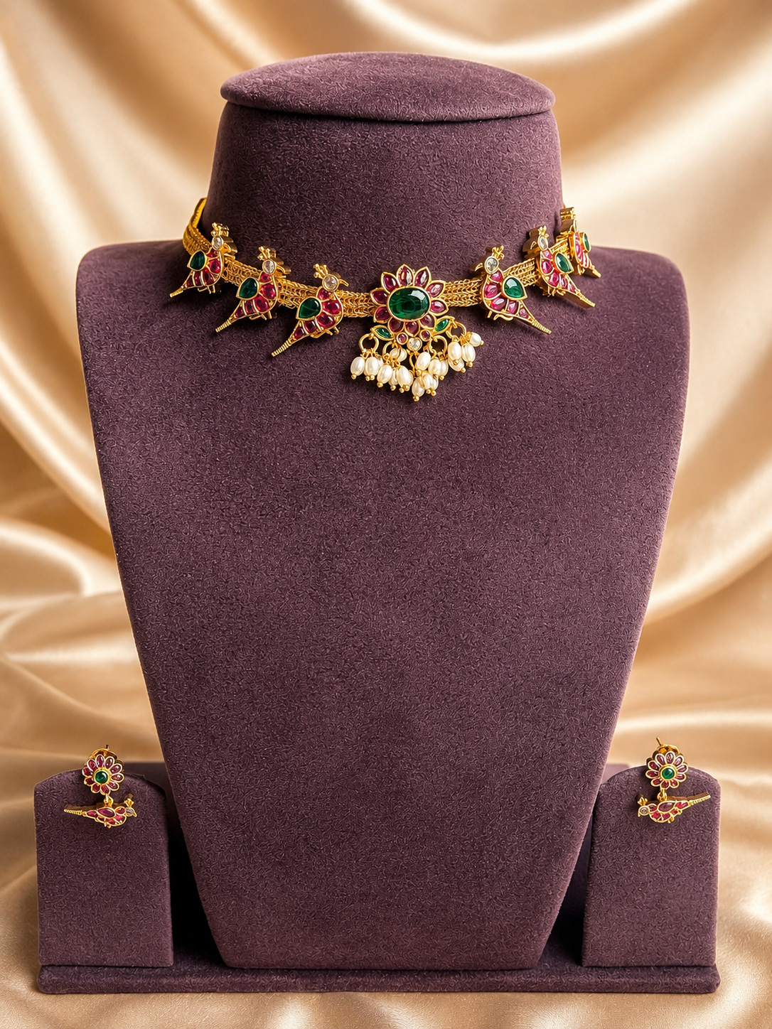 Pushpa Kili Kanti - Jadau Kundan Choker Set