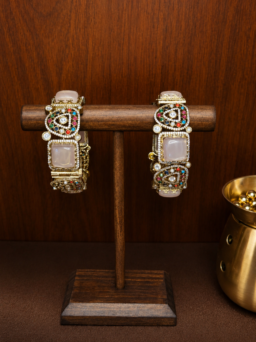 Chandrika – Moonstone Heritage Kada Bangle