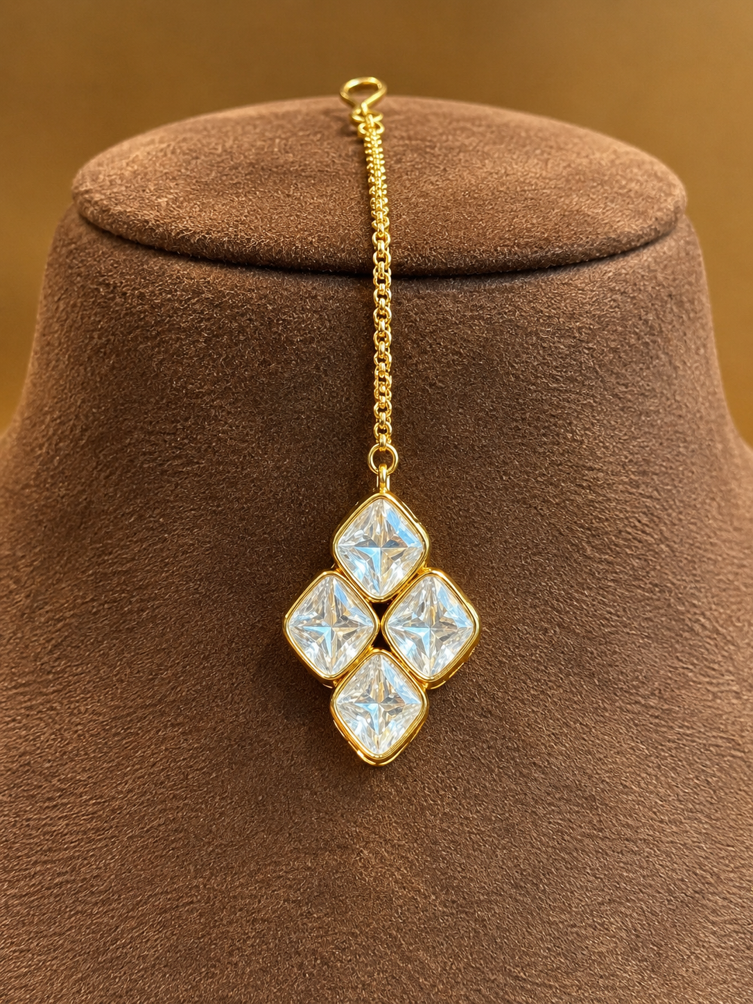 Vyanika - Moissanite Maang Tikka