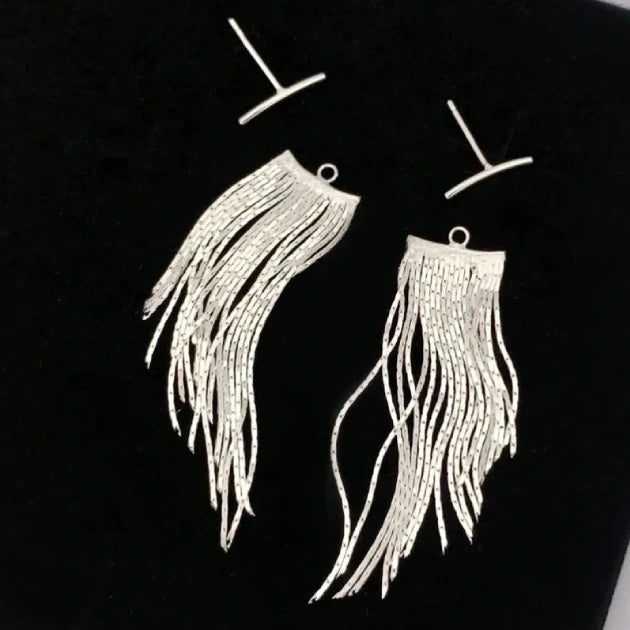 925 Sterling Silver Trendy Tassels