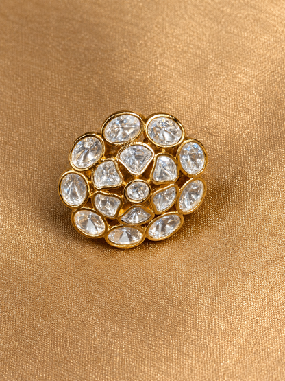 Mahira - Real Moissanite Statement Ring