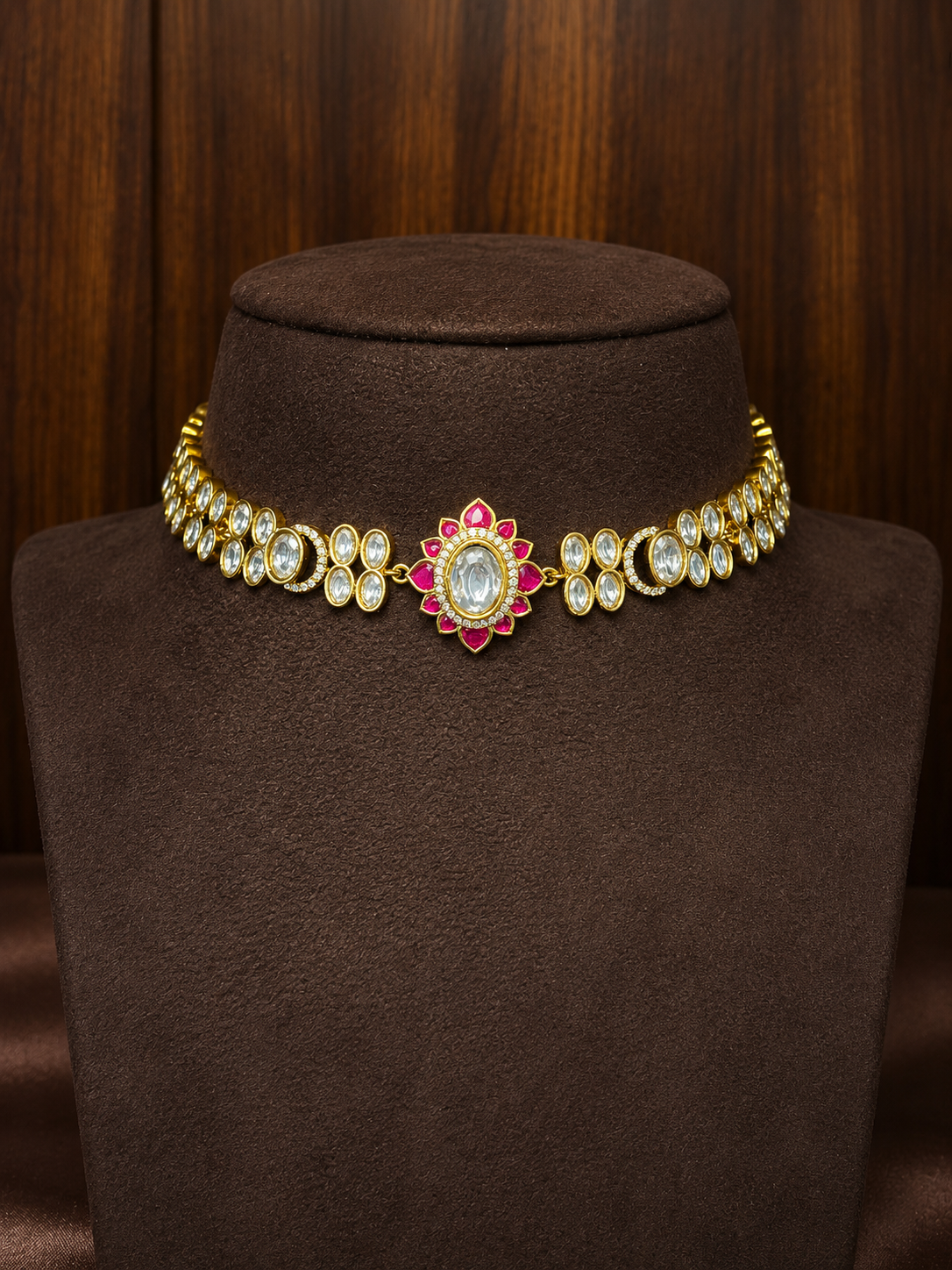 Roshika Polki Heritage Choker Set