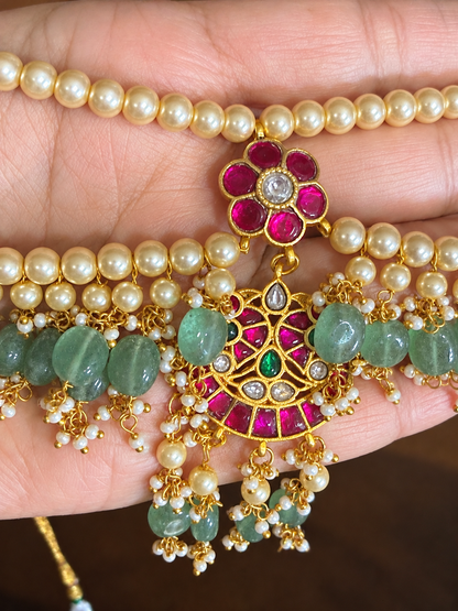 Mouktika Kanthi – Original Jadau Kundan Necklace Set