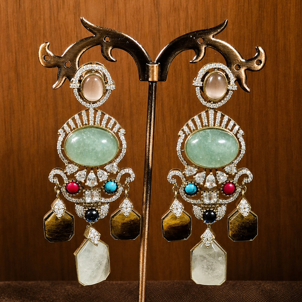 Samrika Sage Earrings