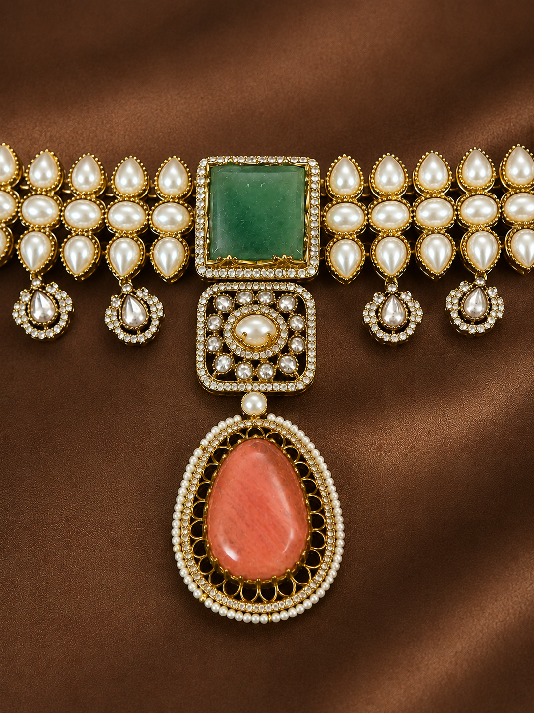 Sahiba – Imperial Cabochon Heritage Choker Set
