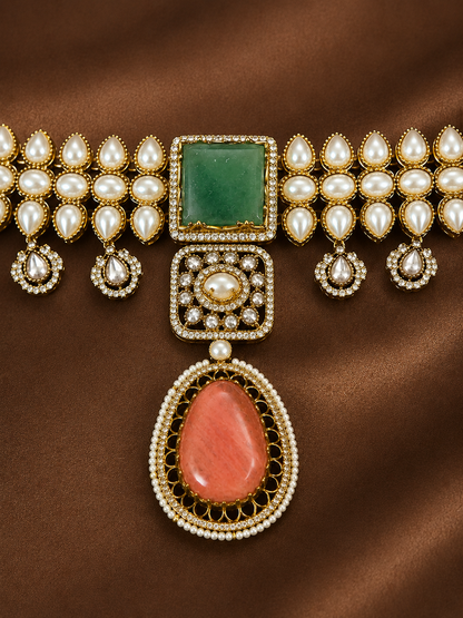 Sahiba – Imperial Cabochon Heritage Choker Set