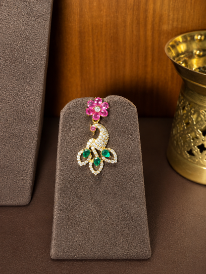 Blooming Mayura Heritage Necklace Set.