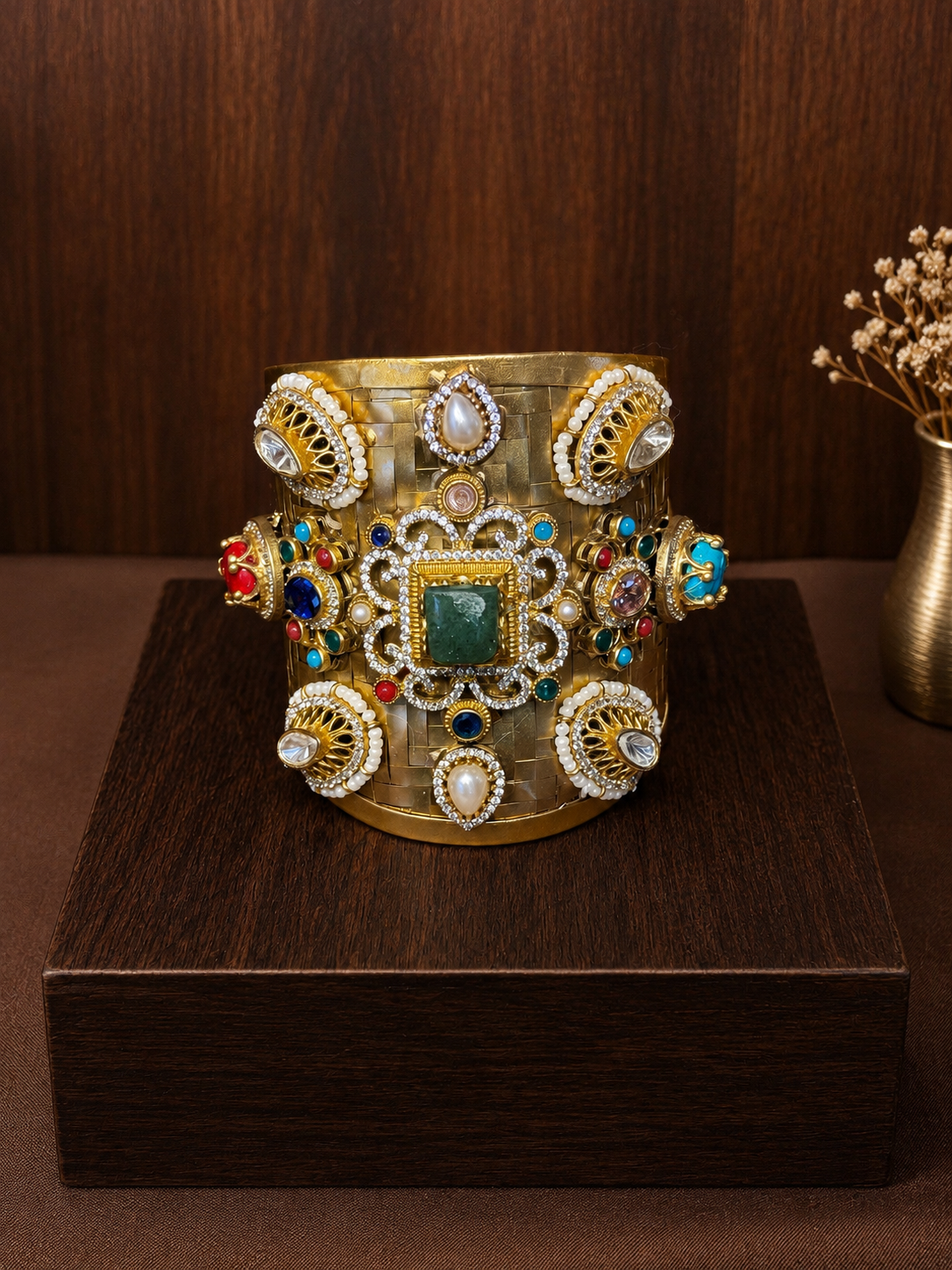 Mahavika – Imperial Multigem Statement Cuff.