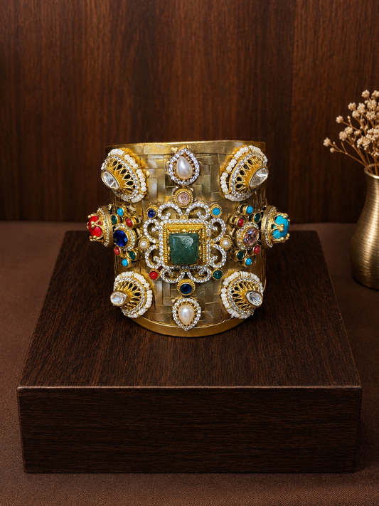 Mahavika – Imperial Multigem Statement Cuff.