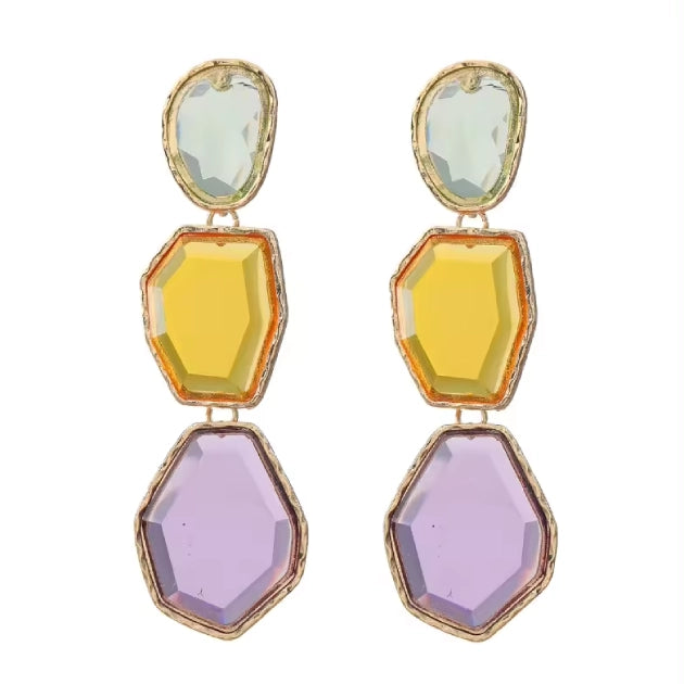 Abstract Resin Earrings
